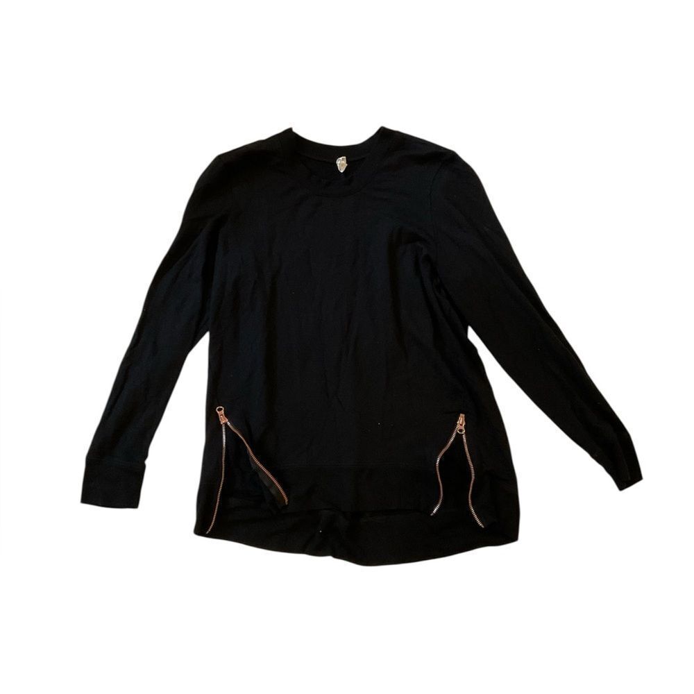 Glyder Black Pullover Zip Sweatshirt